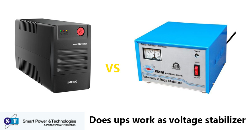 Does ups work as voltage stabilizer